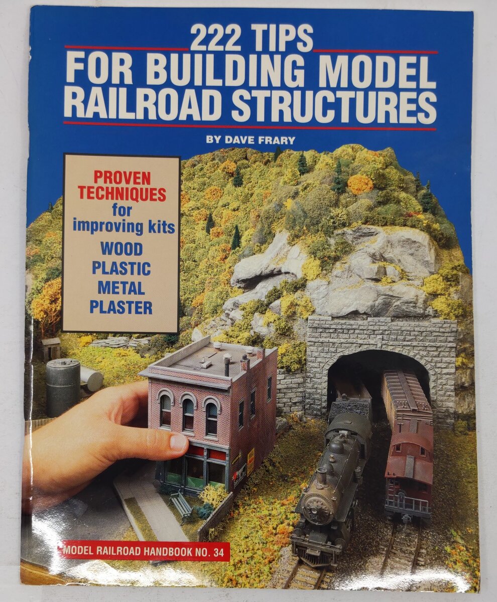 222 Tips for Building Model Railroad Structures Paperback Book By Dave Frary VG