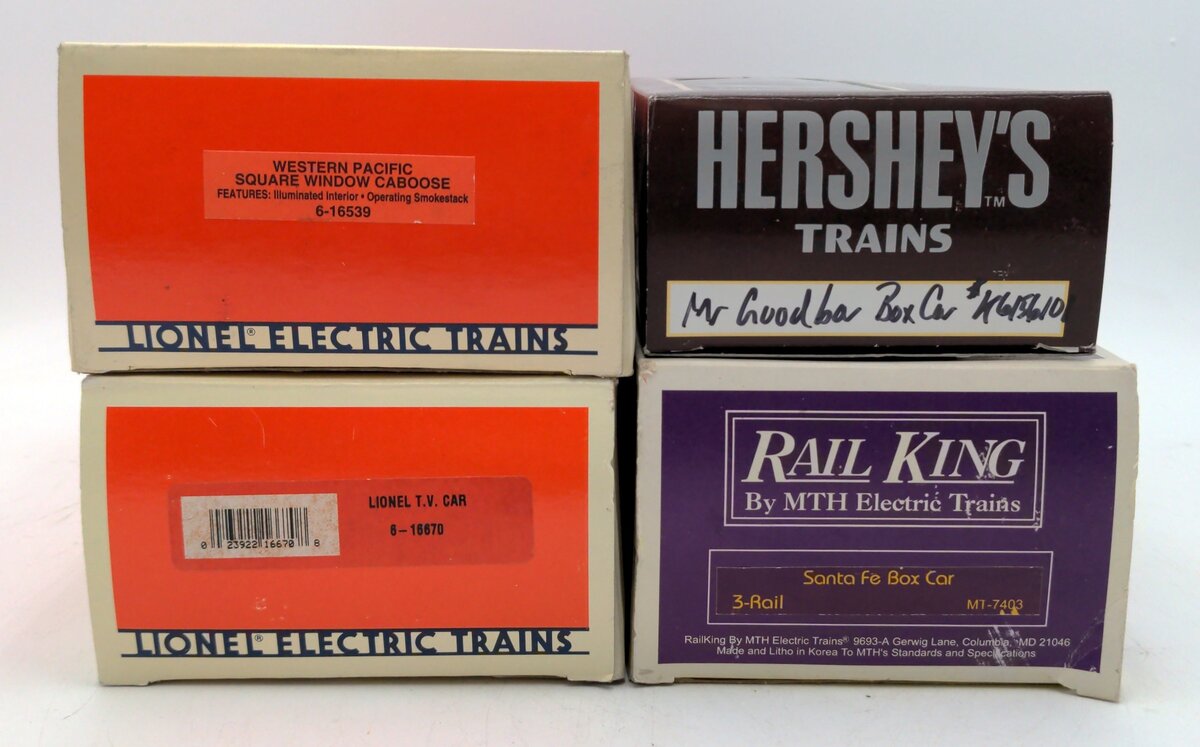 Lionel & Others O Gauge Assorted Freight Cars [4] VG/Box