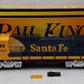 MTH 30-2115-1 O Santa Fe Dash-8 Diesel Engine w/PS1 #7445 EX/Box