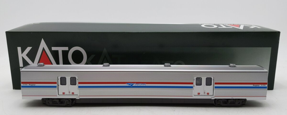 Kato 35-6214-1 HO AMTK Ph III Viewliner II Baggage Car w/ Lighting #61050 LN/Box