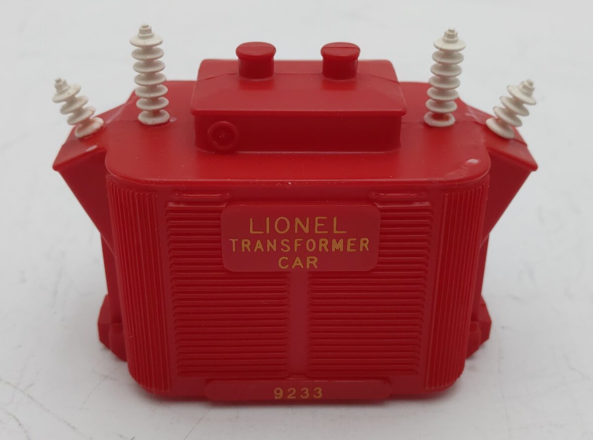 Lionel 6-9233 O Gauge 4 Truck Depressed Center Flatcar with Transformer EX/Box