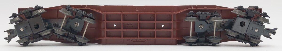 Lionel 6-9233 O Gauge 4 Truck Depressed Center Flatcar with Transformer EX/Box