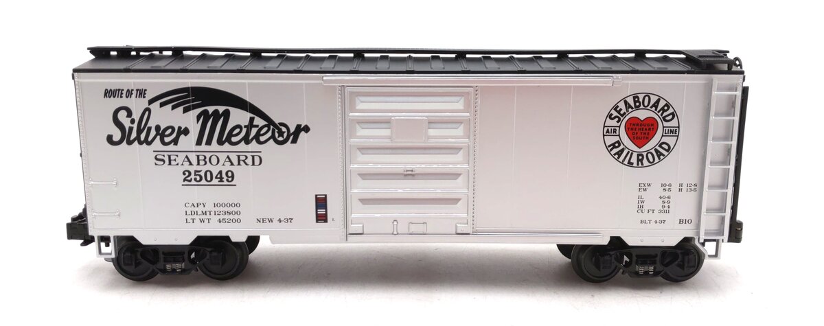 MTH 20-93144 O Gauge Seaboard Box Car #25049 LN
