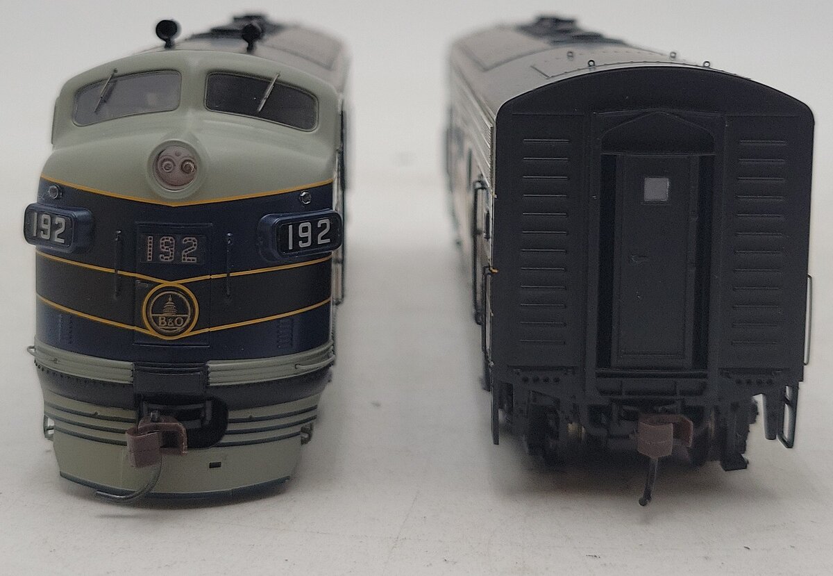 Athearn G1703 HO Baltimore & Ohio F7A & F7B Diesel Locomotive Set #192A/192-AX LN/Box