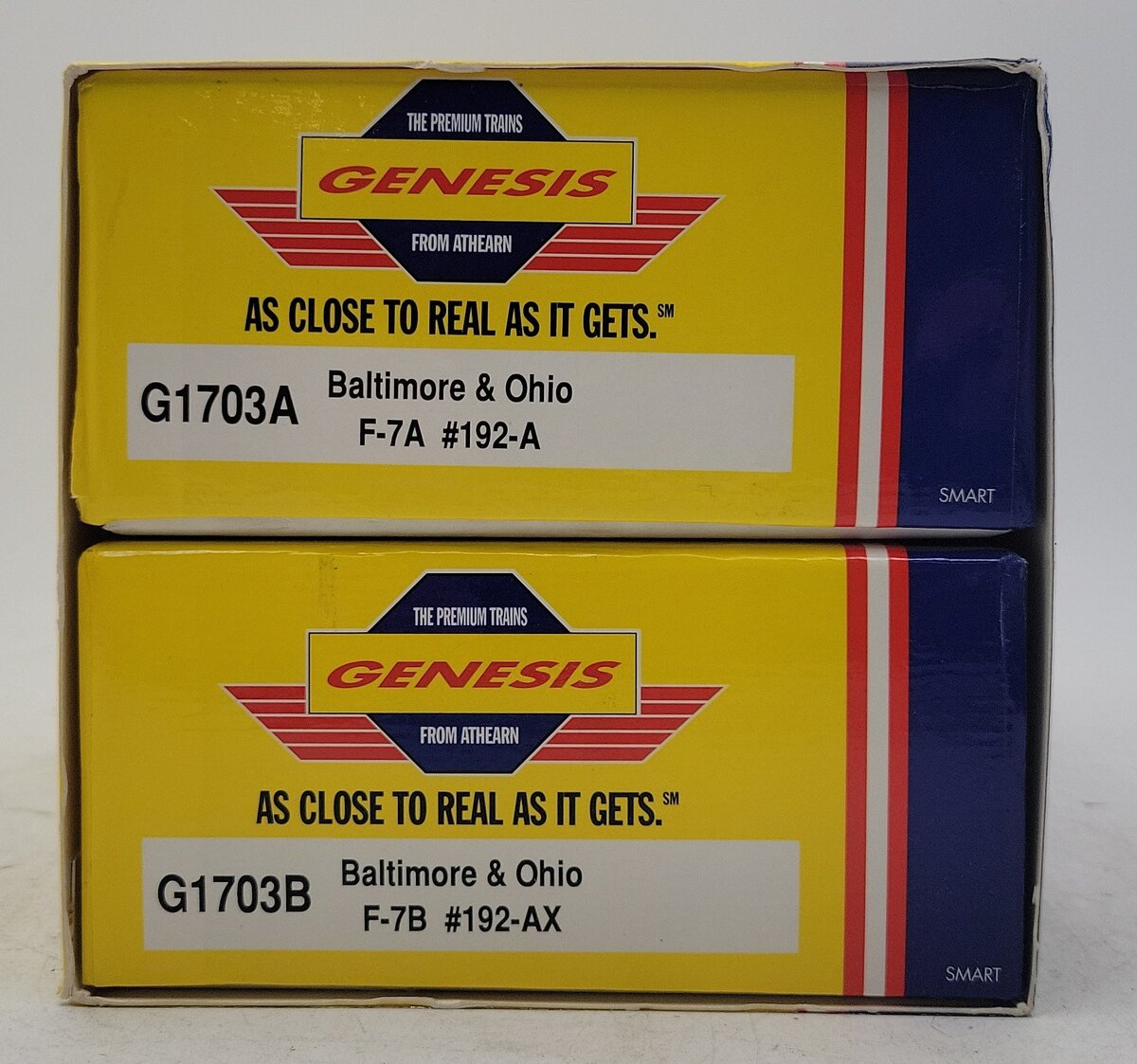 Athearn G1703 HO Baltimore & Ohio F7A & F7B Diesel Locomotive Set #192A/192-AX LN/Box