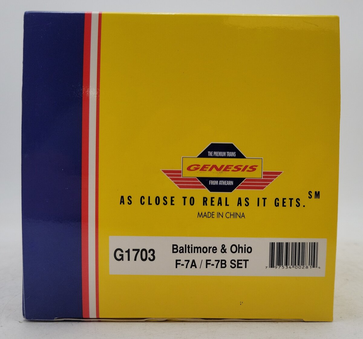Athearn G1703 HO Baltimore & Ohio F7A & F7B Diesel Locomotive Set #192A/192-AX LN/Box