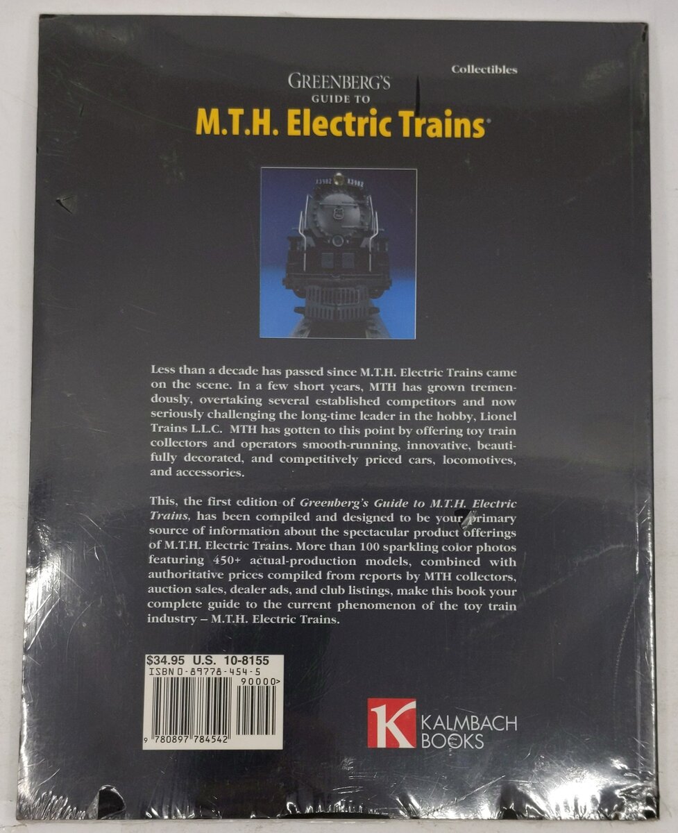 Greenberg's Guide to MTH Electric Trains Paperback Book By Roland Lavoie MT