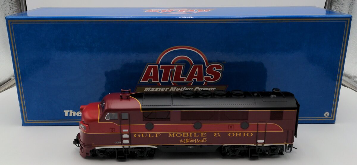 Atlas 2612-1 O Scale Gulf and Mobile & Ohio Diesel Locomotive #880 (2-Rail) LN/Box