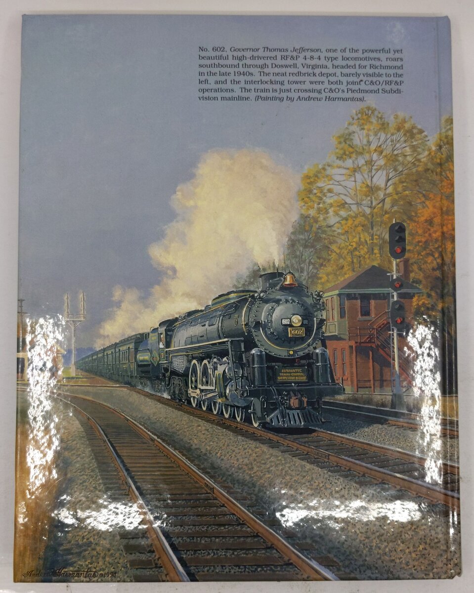 Richmond, Fredericksburg & Potomac Railroad Hardcover Book William E. Griffin Jr VG