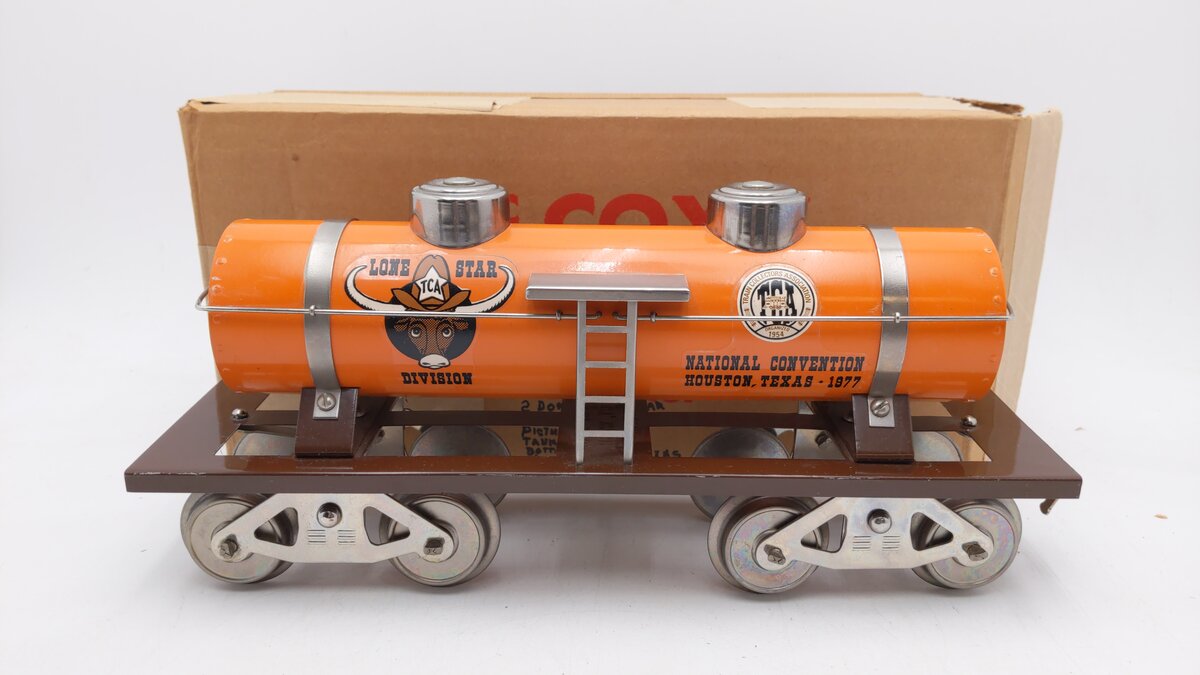 McCoy 1000-77 Standard Gauge 1977 Lone Star TCA Tank Car EX/Box
