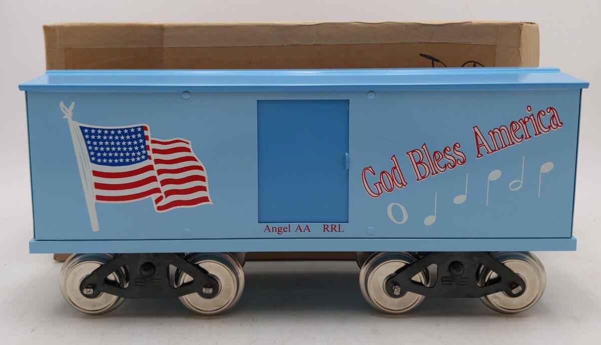 McCoy Standard Gauge God Bless America Boxcar EX/Box