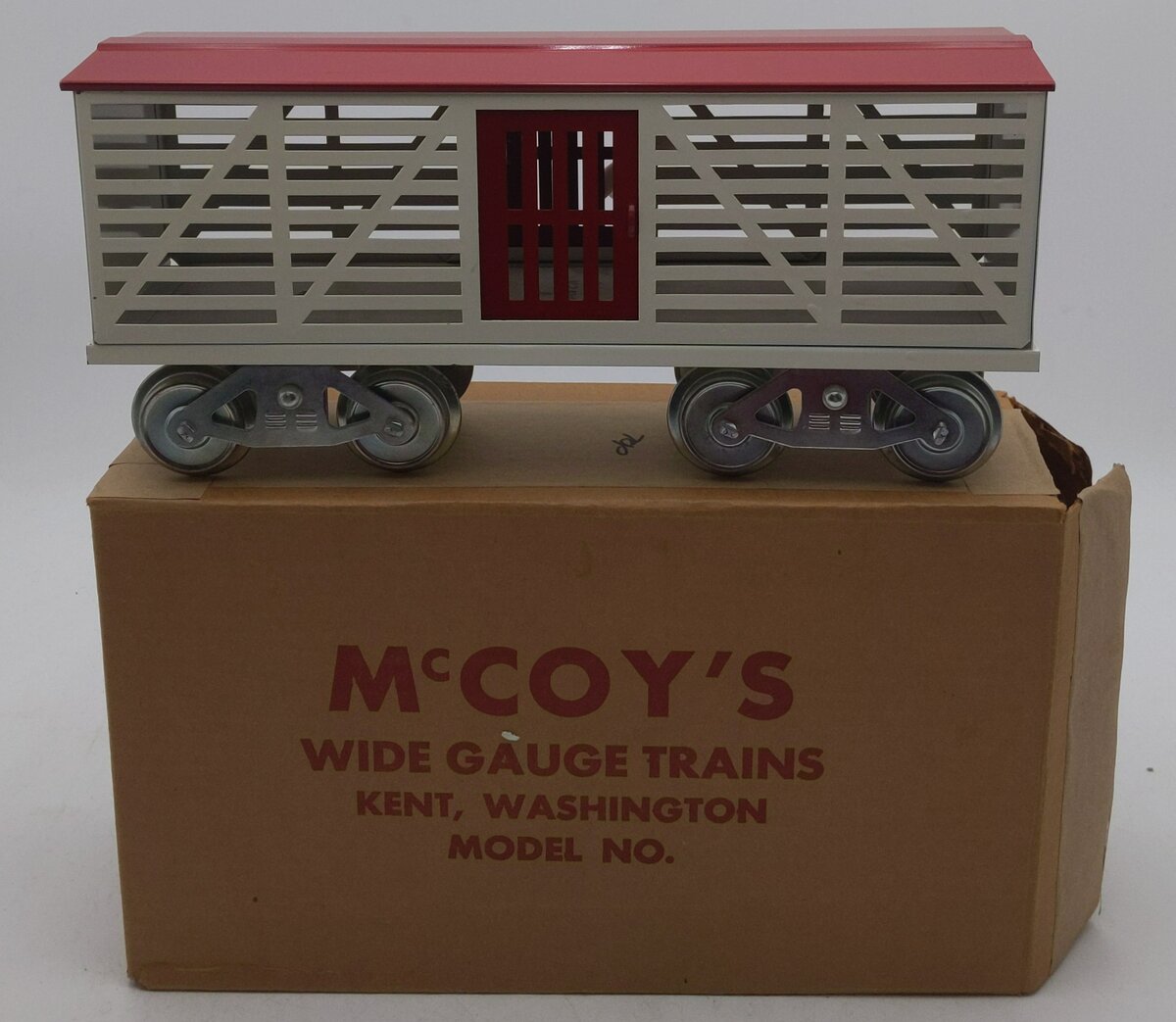 McCoy 256S Standard Gauge TPC Circus Stock Car-UNDECORATED EX/Box