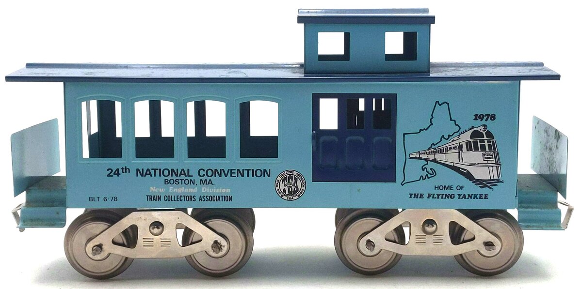 McCoy 1978 Standard Gauge 24th National TCA Convention Boston Caboose VG/Box
