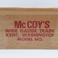 McCoy 1000-77 Standard Gauge 1977 Lone Star TCA Tank Car Signed by Ward Kimball EX/Box