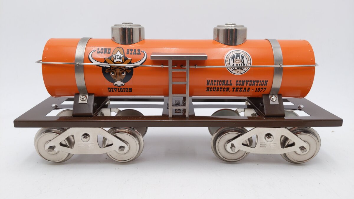 McCoy 1000-77 Standard Gauge 1977 Lone Star TCA Tank Car Signed by Ward Kimball EX/Box