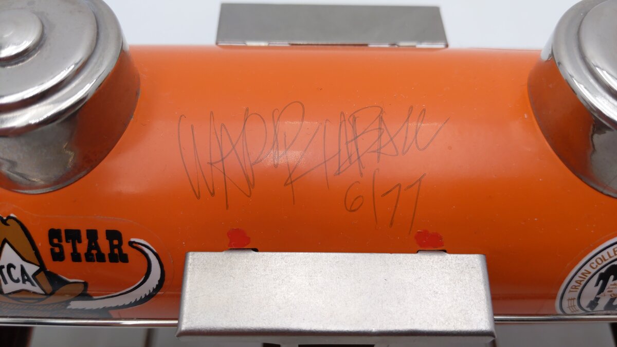 McCoy 1000-77 Standard Gauge 1977 Lone Star TCA Tank Car Signed by Ward Kimball EX/Box