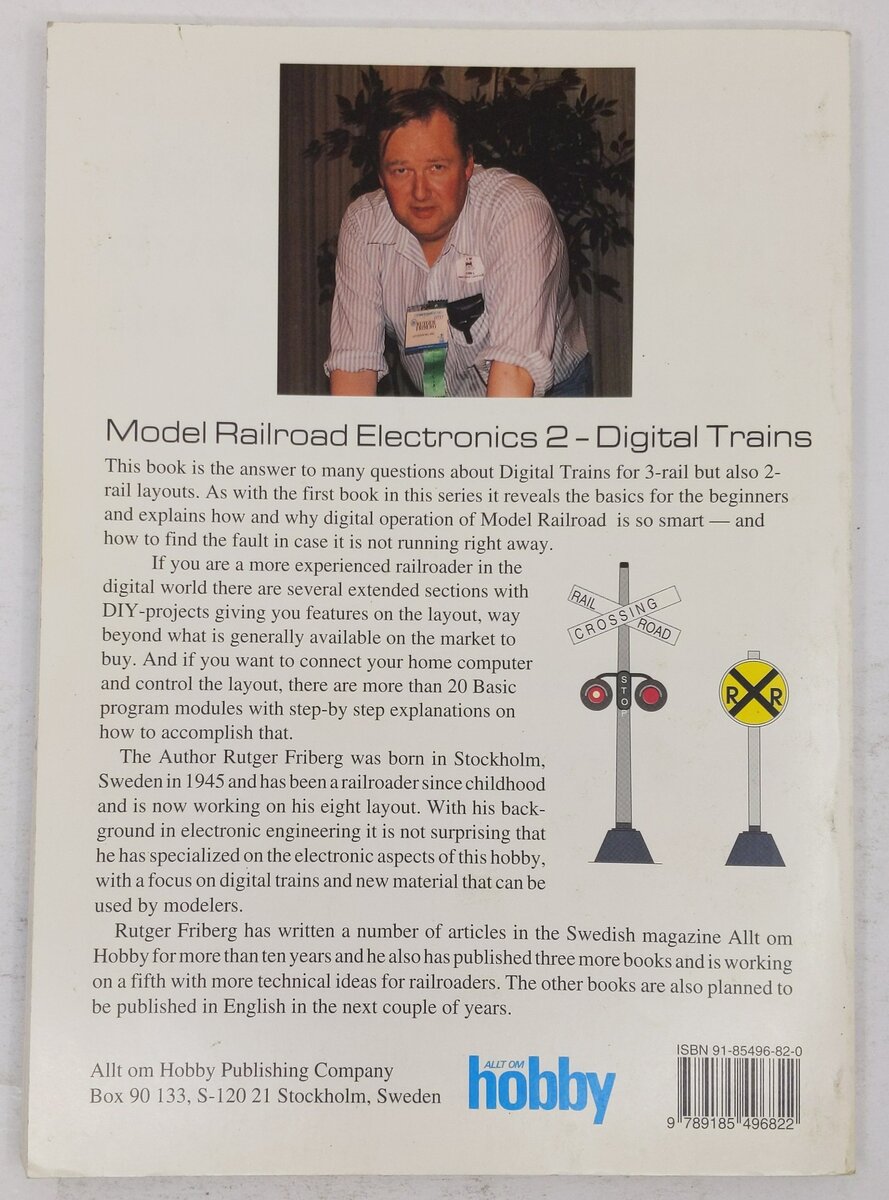 Model Railroad Electronics 2 Paperback Book By Rutger Friberg VG