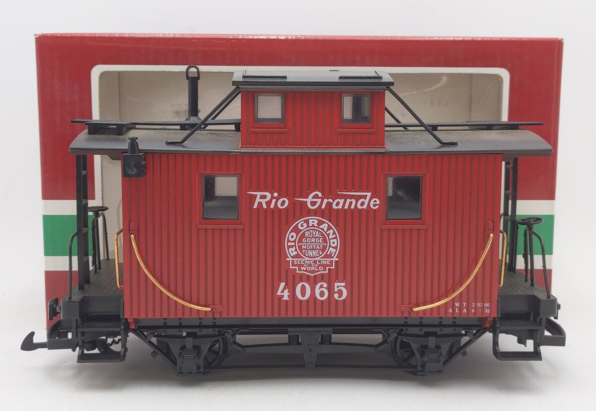 LGB 4065 G Scale Rio Grande Cupola Caboose EX/Box