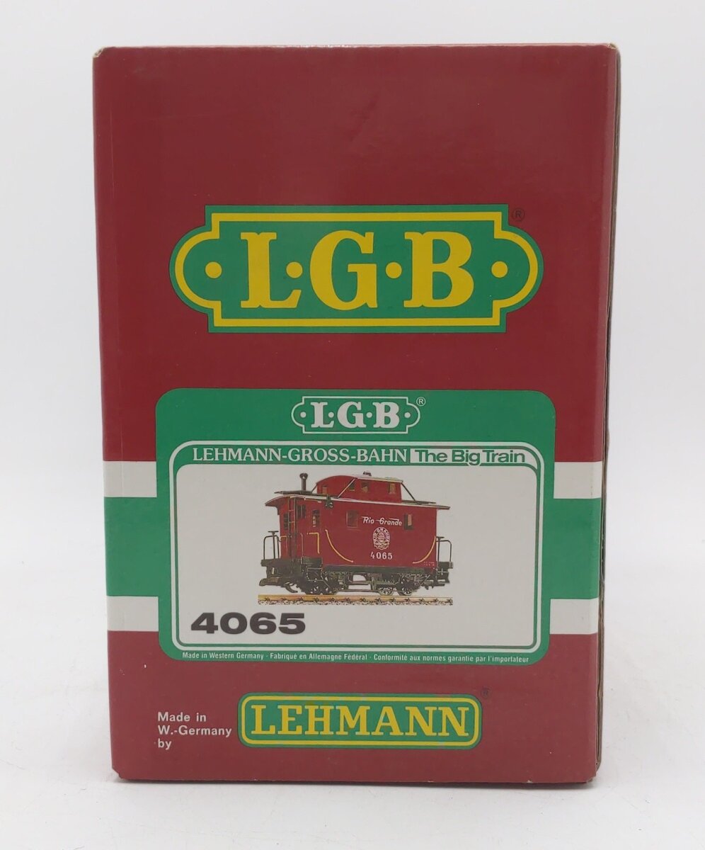 LGB 4065 G Scale Rio Grande Cupola Caboose EX/Box