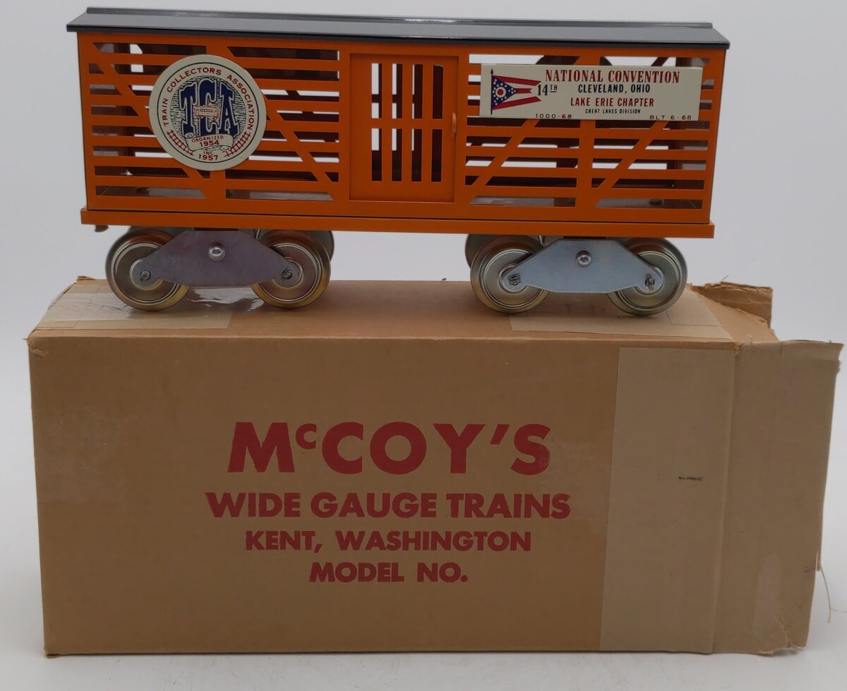 McCoy 1000-68 Standard gauge Cleveland Great Lakes Division Stock Car EX/Box