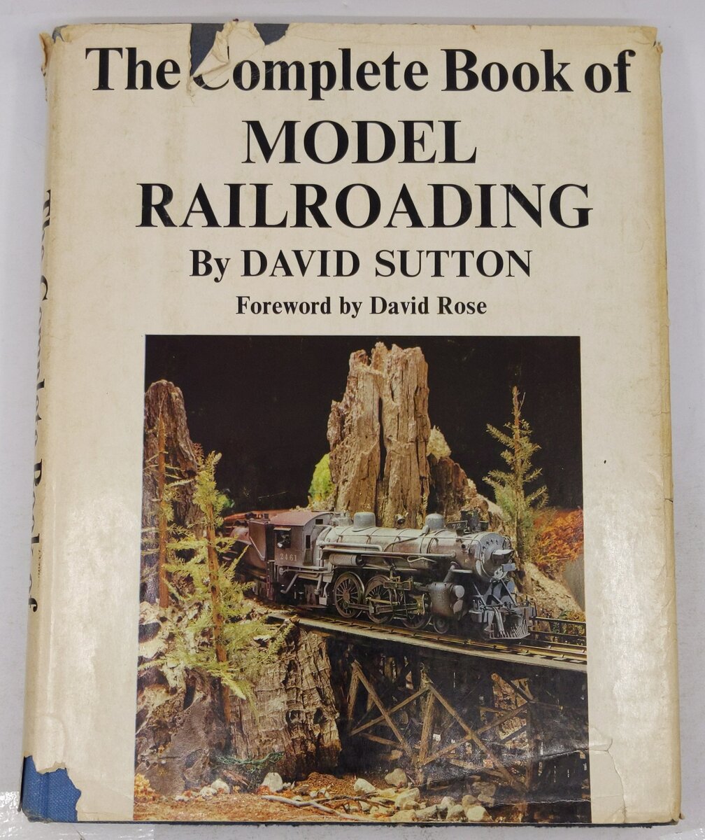 The Complete Book Of Model Railroading Hardcover Book By David Rose VG