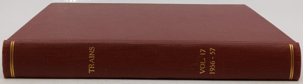 Trains Vol.17 1956-57 Hardcover Book VG