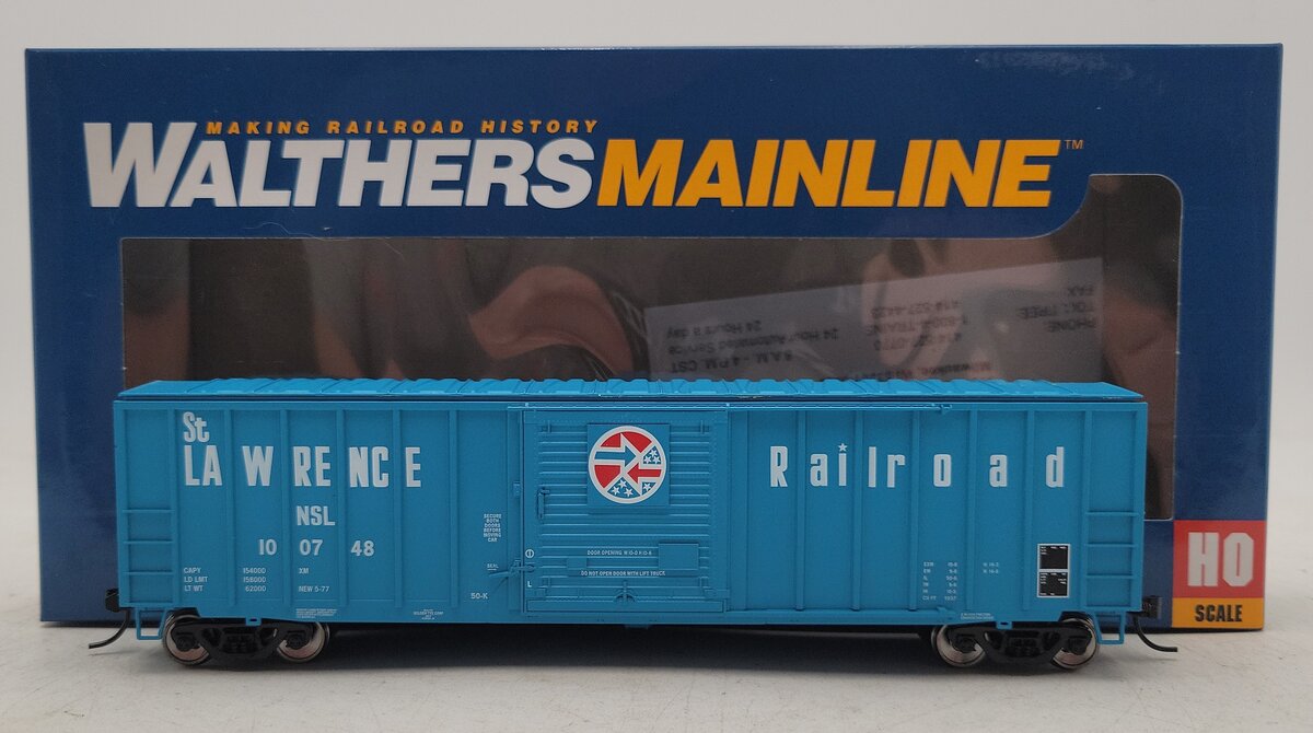 Walthers 910-2150 HO St. Lawrence Railroad 50' ACF Exterior Post Boxcar #100747