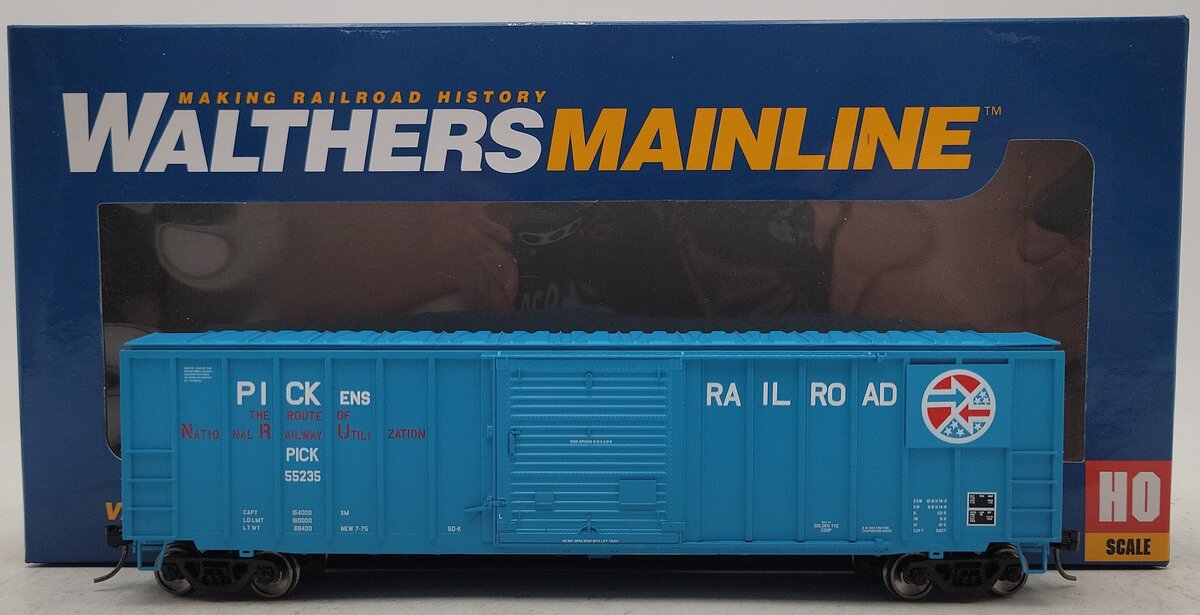 Walthers 910-2110 HO Pickens Railroad 50' ACF Exterior Post Boxcar #55235 NIB