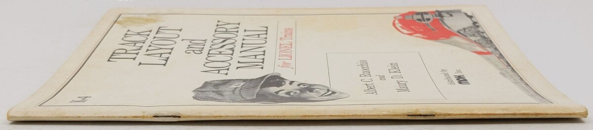 Track layout and accessory manual for Lionel trains Paperback Book VG