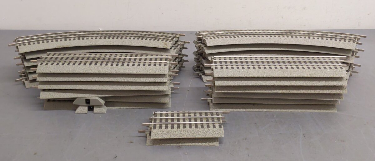 Lionel O Gauge Fastrack Assorted Straight & Curved Track Sections [35] VG