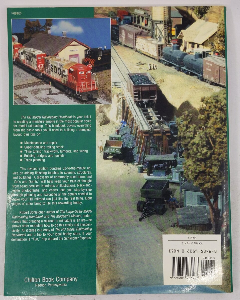 The Ho Model Railroading Handbook Paperback Book By Robert Schleicher VG