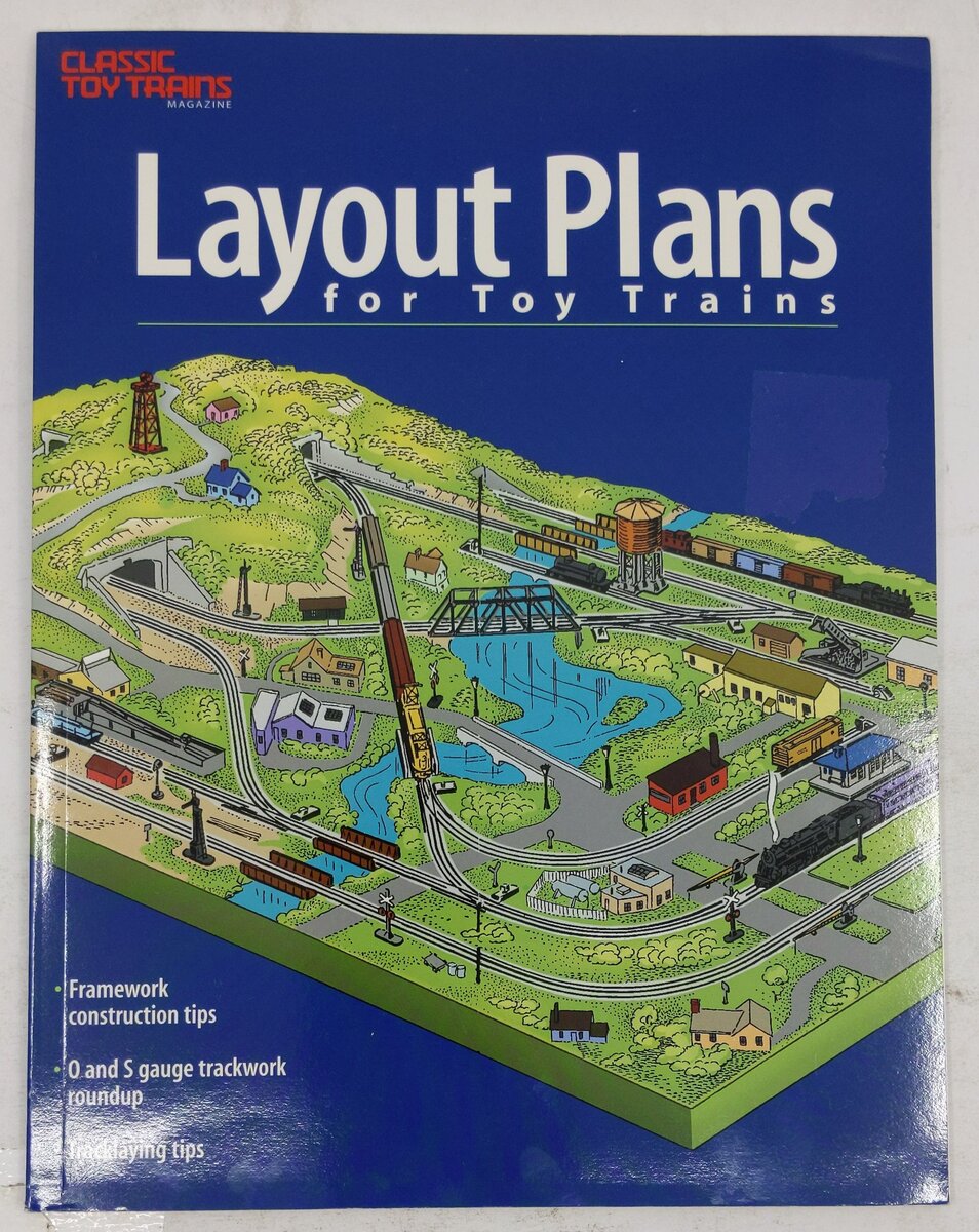 Layout Plans for Toy Trains Paperback Book By Kent Johnson EX