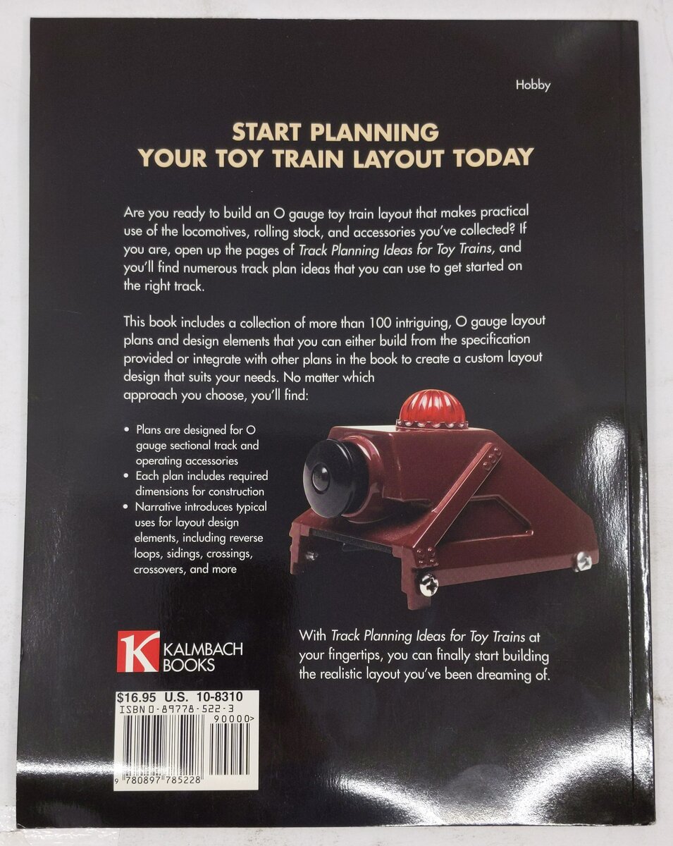 Track Planning Ideas for Toy Trains Paperback Book By Peter H. Riddle EX