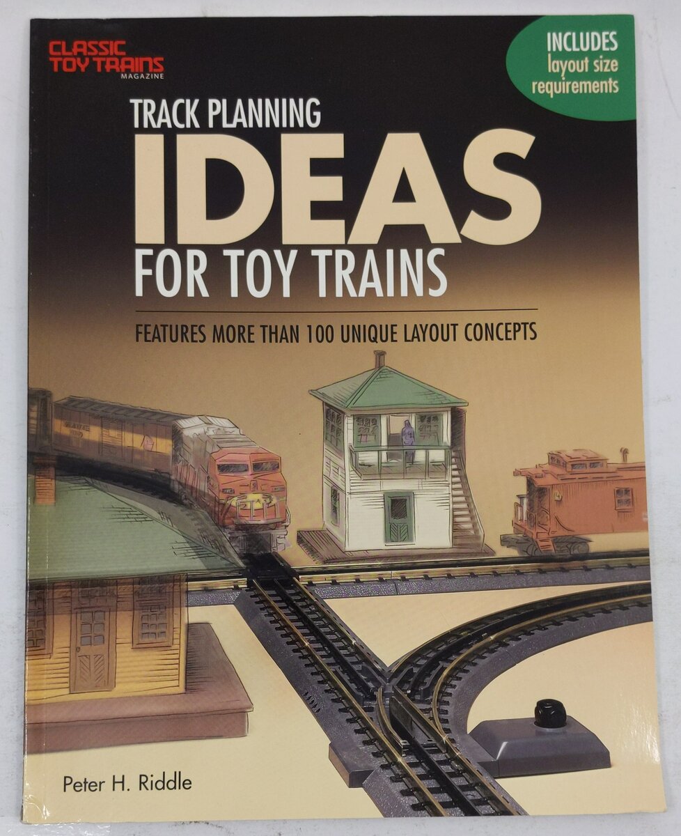 Track Planning Ideas for Toy Trains Paperback Book By Peter H. Riddle EX