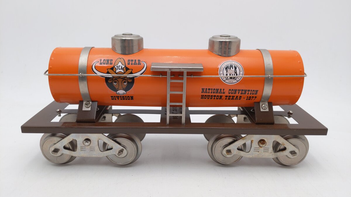 McCoy 1000-77 Standard Gauge 1977 Lone Star TCA Tank Car VG