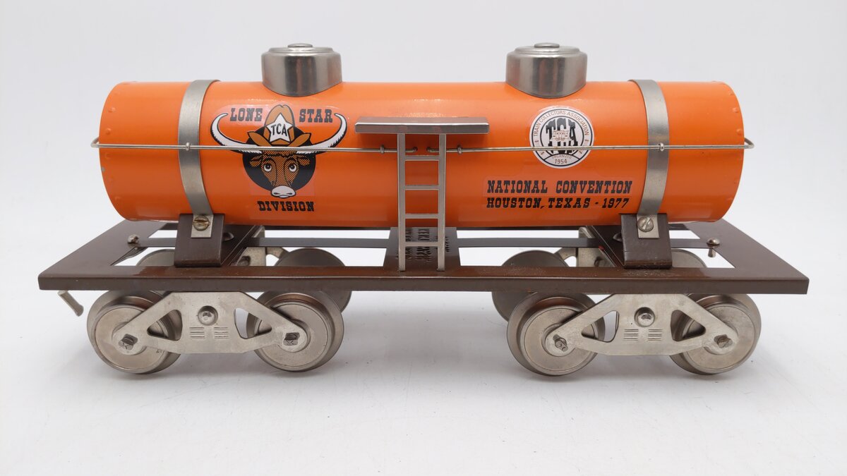 McCoy 1000-77 Standard Gauge 1977 Lone Star TCA Tank Car VG