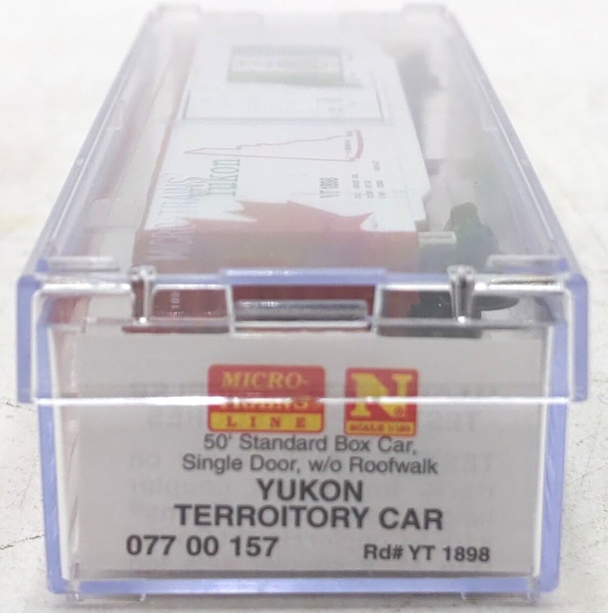 Micro-Trains 07700157 N Scale Yukon Territory Car 50' Standard Boxcar #1898