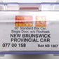 Micro-Trains 07700158 N New Brunswick 50' Standard Single Door Boxcar #1867