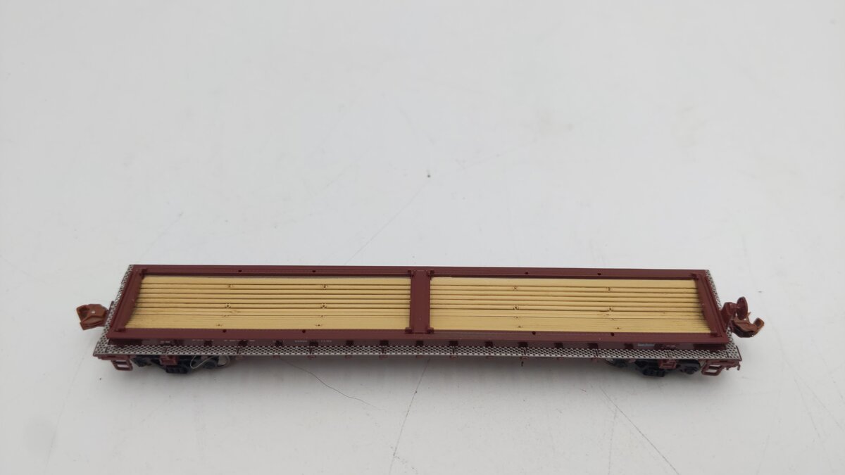 Scale Trains SXT38633 N Scale Santa Fe Thrall 48' Steel Coil Car #92070 NIB