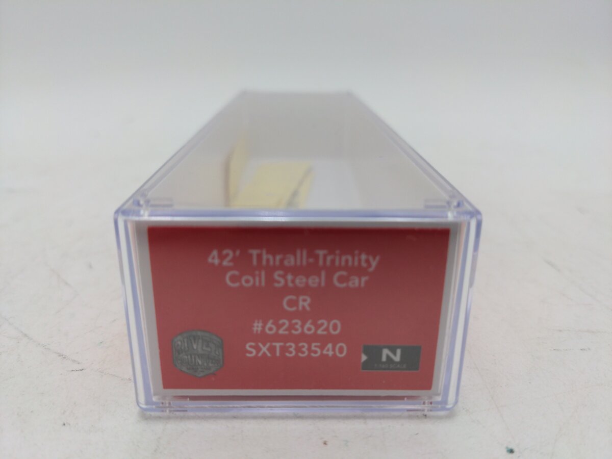 Scale Trains SXT33540 N Scale Conrail 42' Thrall-Trinity Coil Steel Car #623620 LN/Box