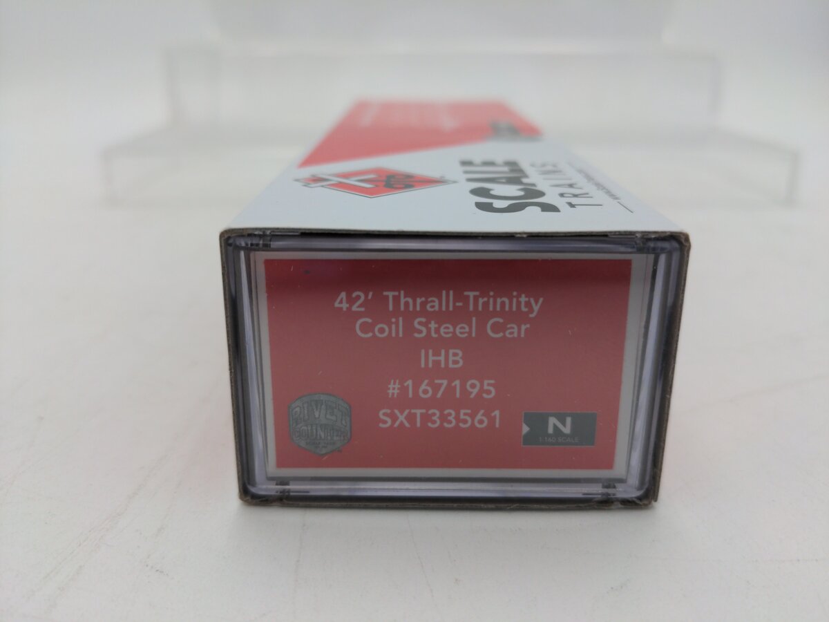 Scale Trains SXT33561 N Scale Indiana Harbor Belt Coil Car #167195 LN/Box