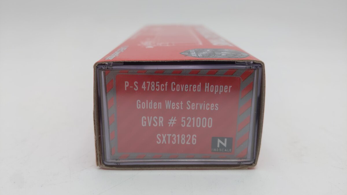 Scale Trains SXT31826 N Scale Galveston Golden West Service Hopper Car #521000 LN/Box