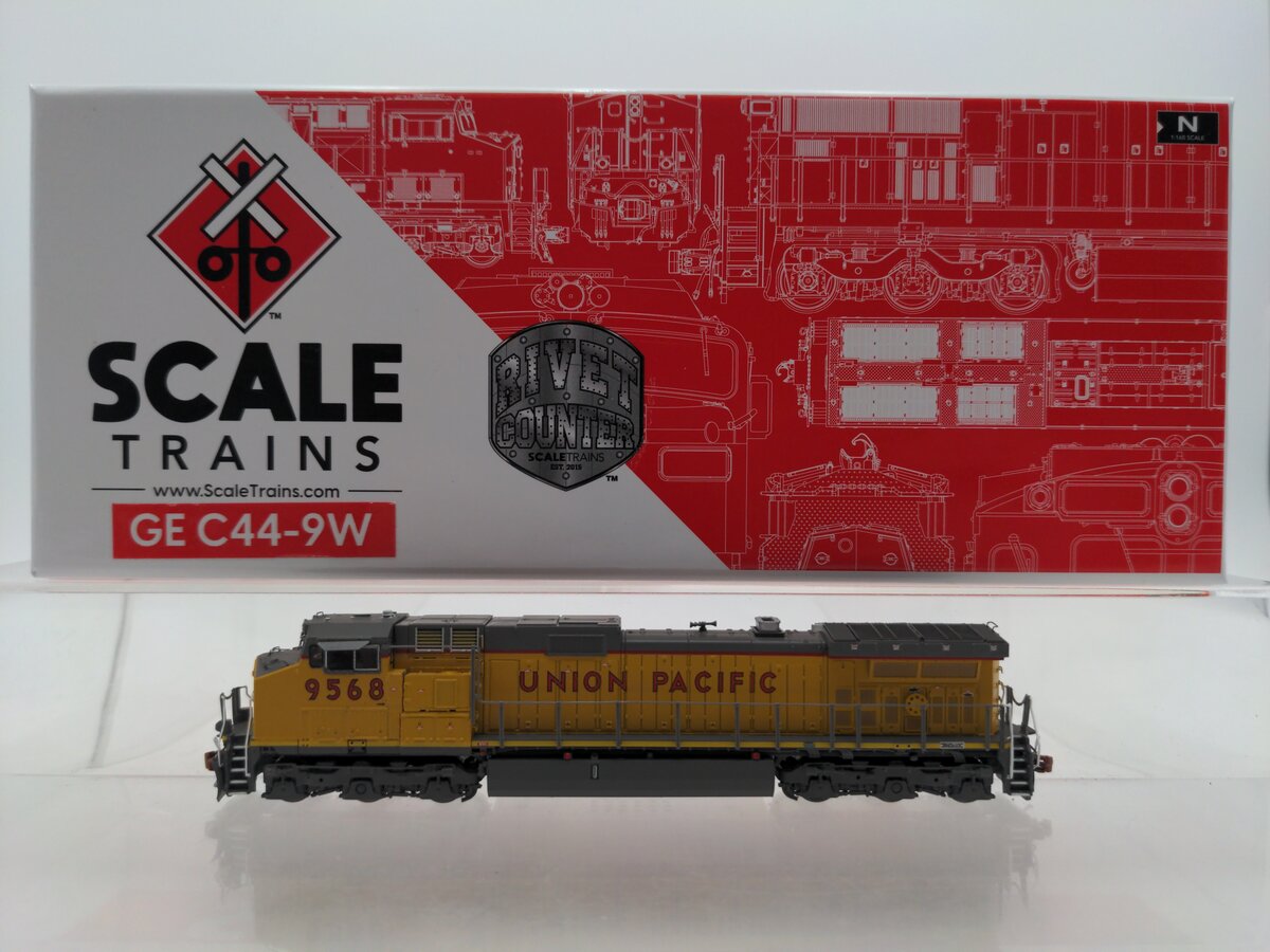Scale Trains SXT38544 N Scale Union Pacific Diesel Locomotive #9568 LN/Box