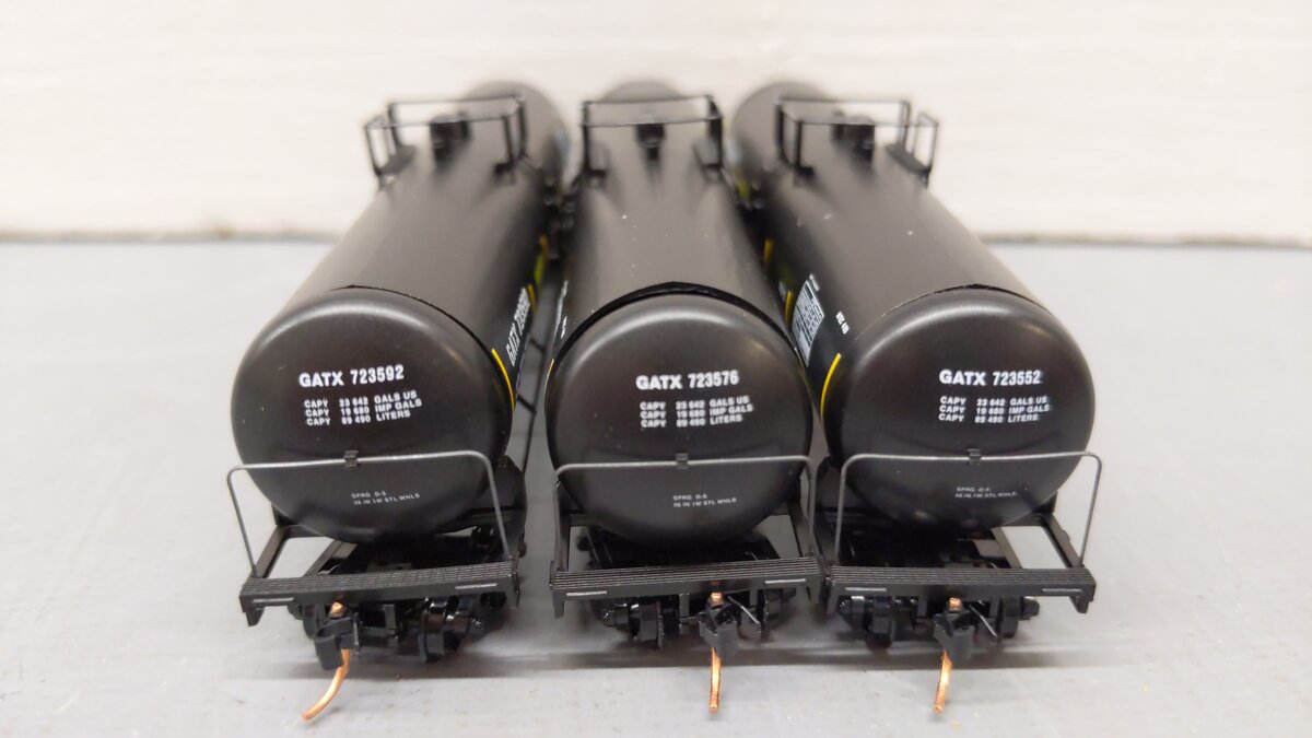 Micro-Trains 99300154 N Scale GATX Dome Cars (Pack of 3) EX/Box