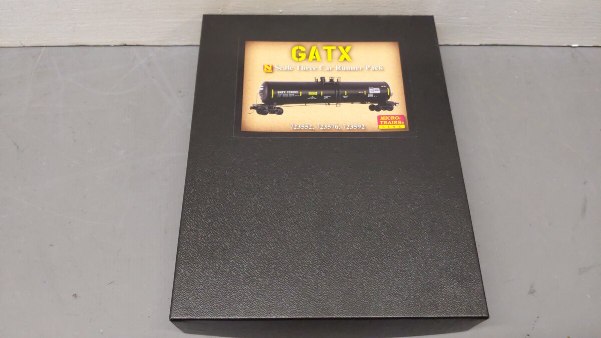 Micro-Trains 99300154 N Scale GATX Dome Cars (Pack of 3) EX/Box