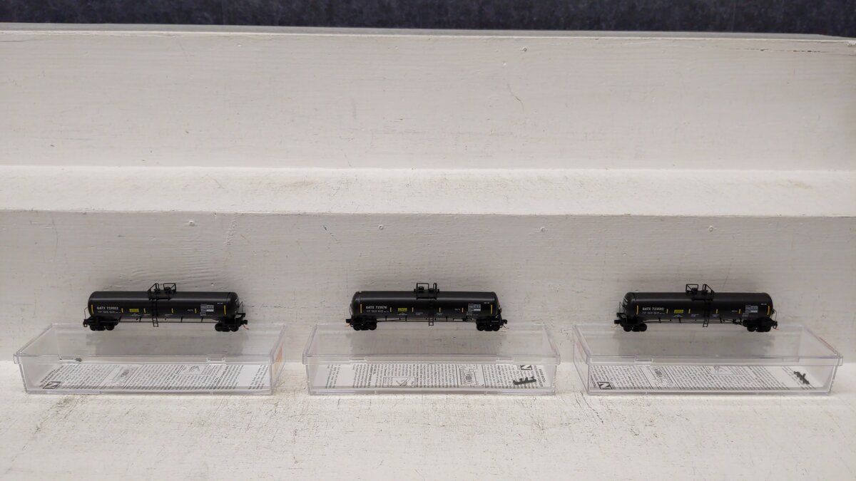 Micro-Trains 99300154 N Scale GATX Dome Cars (Pack of 3) EX/Box