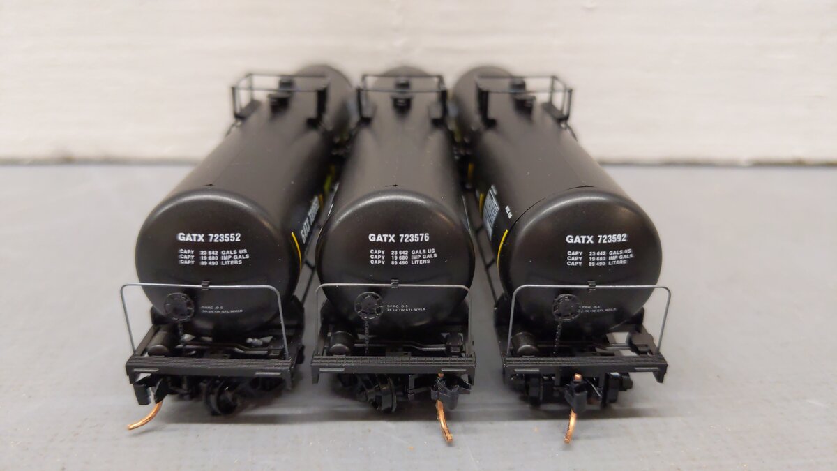 Micro-Trains 99300154 N Scale GATX Dome Cars (Pack of 3) EX/Box