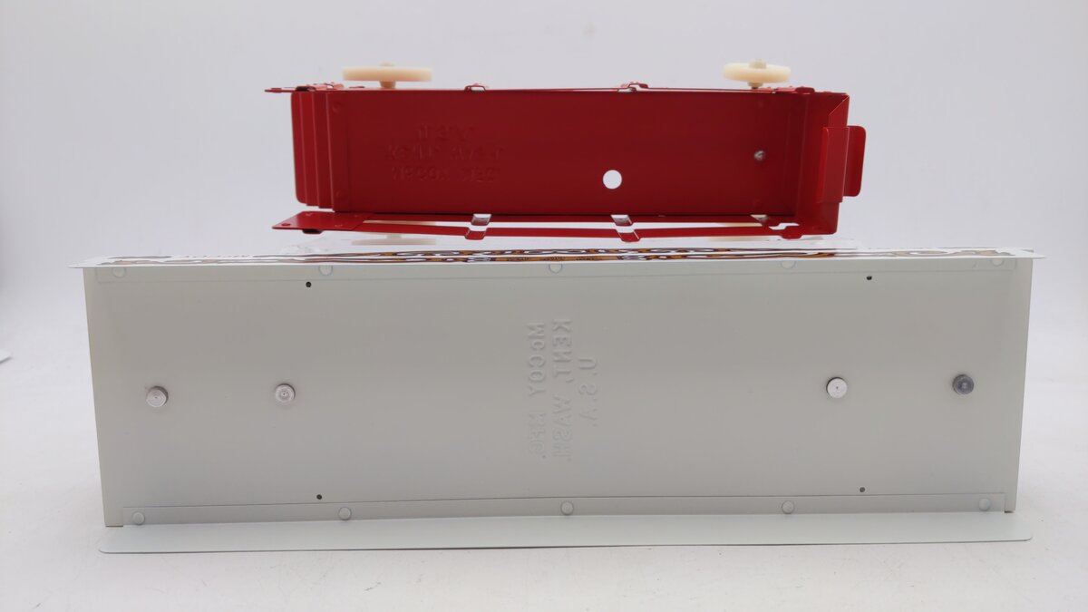 McCoy 256TW Standard Gauge Flat Car w/ Tent Wagon EX/Box