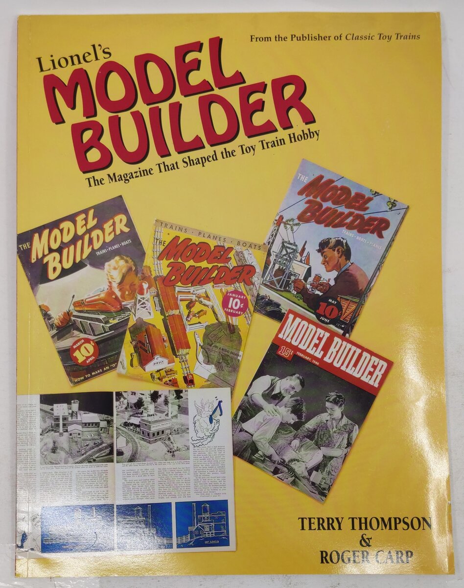 Lionel's Model Builder Paperback Book By Terry Thompson and Roger Carp VG