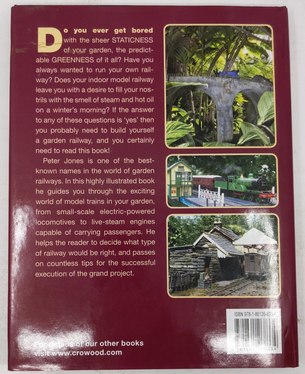 Practical Garden Railways Hardcover Book By Peter Jones VG